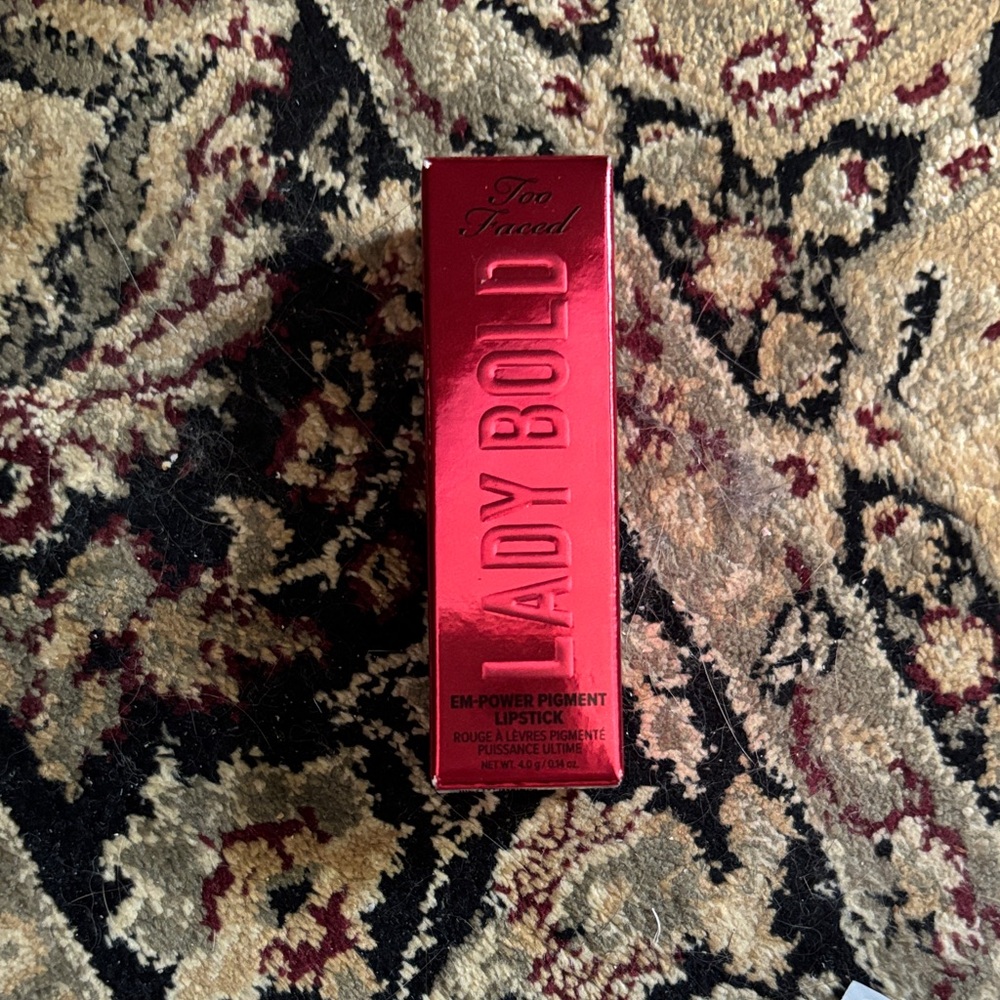 Too Faced Lady Bold Lipstick in Vibrant Red